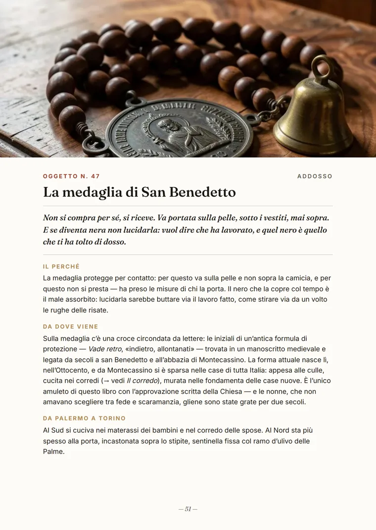 La medaglia di San Benedetto